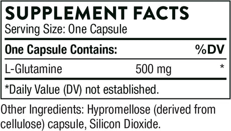 L-Glutamine 500 MG 90 Veggie Caps