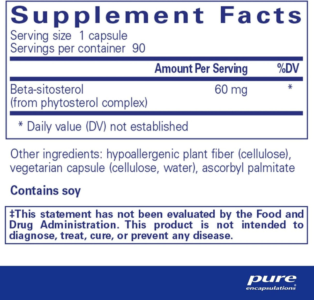 Beta-Sitosterol 90 Veggie Caps