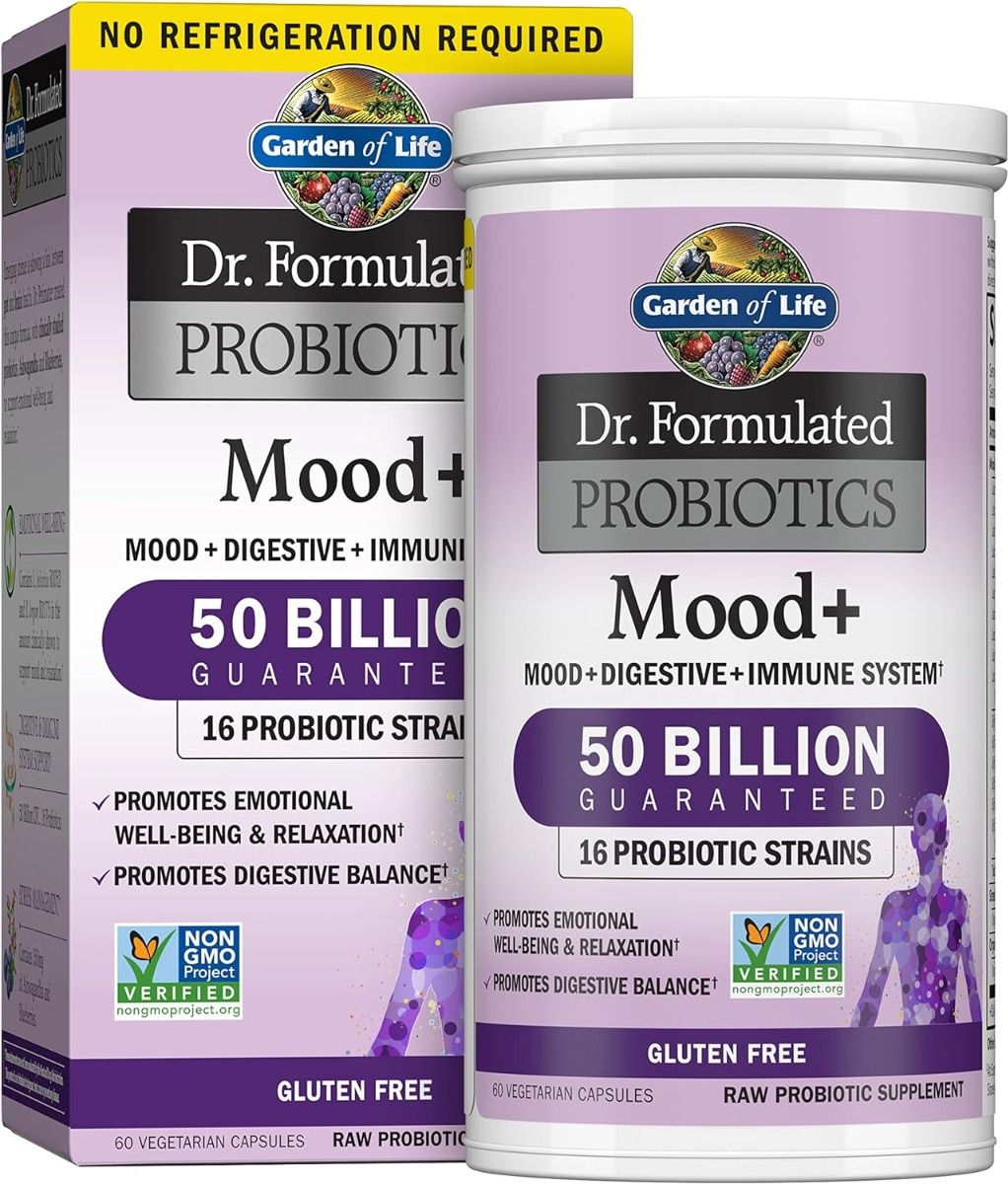 Dr. Formulated Probiotics Mood+ (Shelf Stable) 60 Veggie Caps