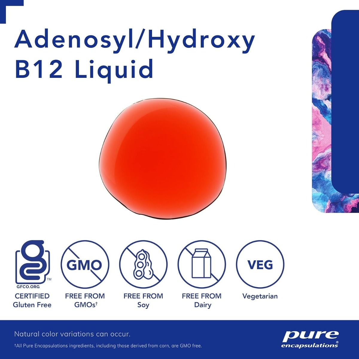 Adenosyl/hydroxy B12 Liquid 1 Fl Oz Liquid