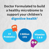 Dr. Formulated Probiotics Organic Kids Chewables Shelf Stable 5 Billion 30 Chewables Watermelon