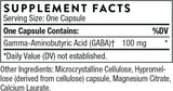 PharmaGABA-100 100 Mg 60 Veggie Caps