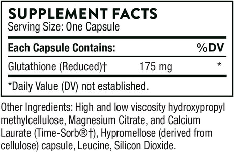 Glutathione-SR 175 MG 60 Veggie Caps