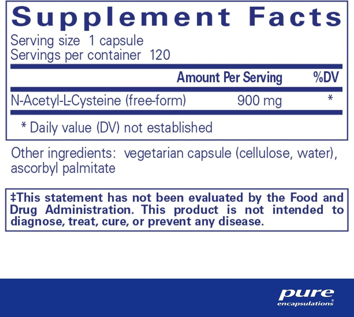 Nac 900 MG 120 Veggie Caps