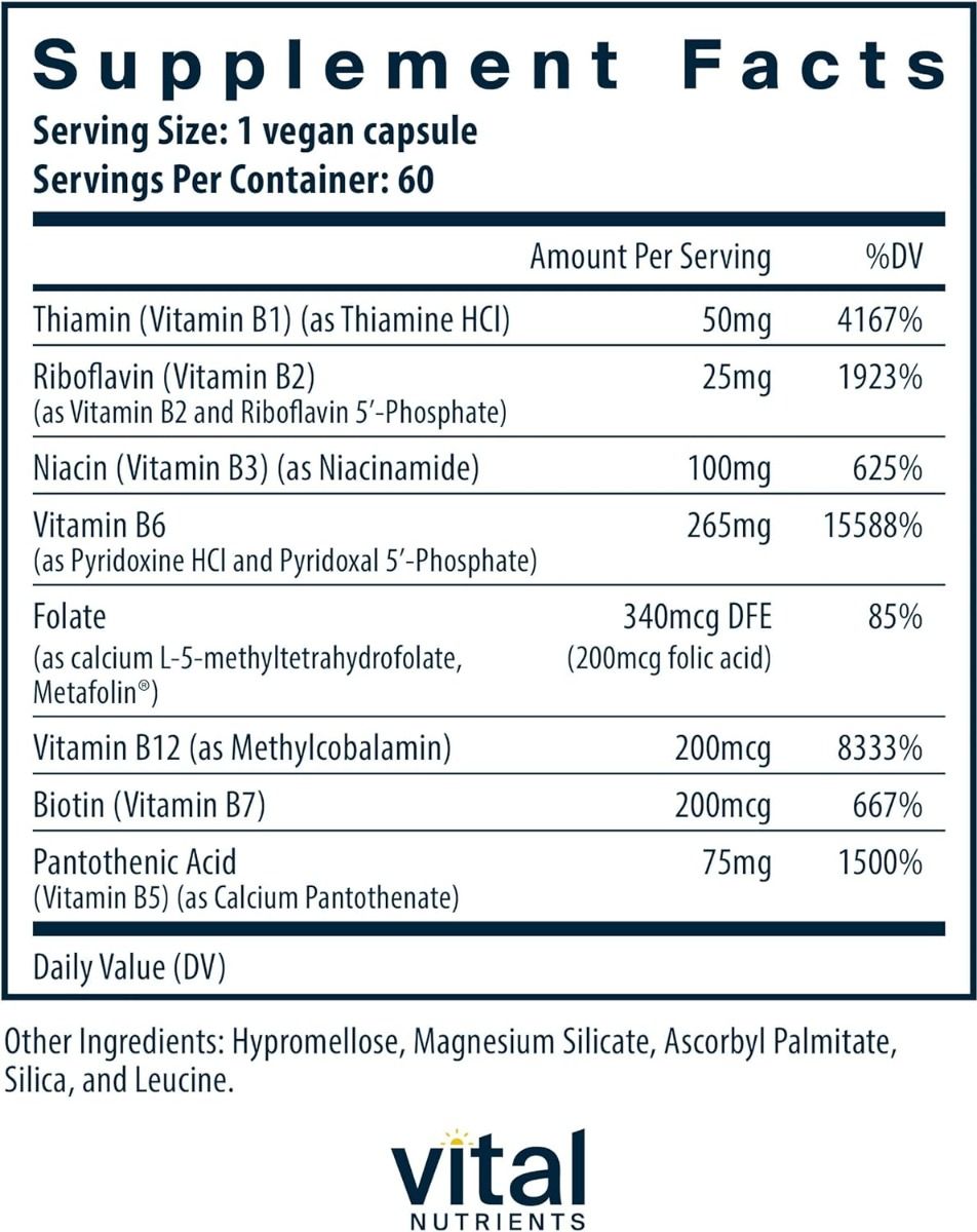 B6 + B Complex 60 Capsules