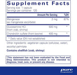 Glucosamine + Chondroitin With Manganese 120 Veggie Caps