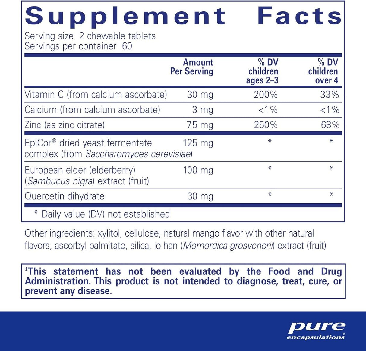 PureDefense 120 Chewable Tablets