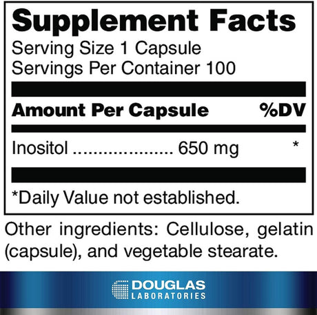 Inositol 100 Capsules