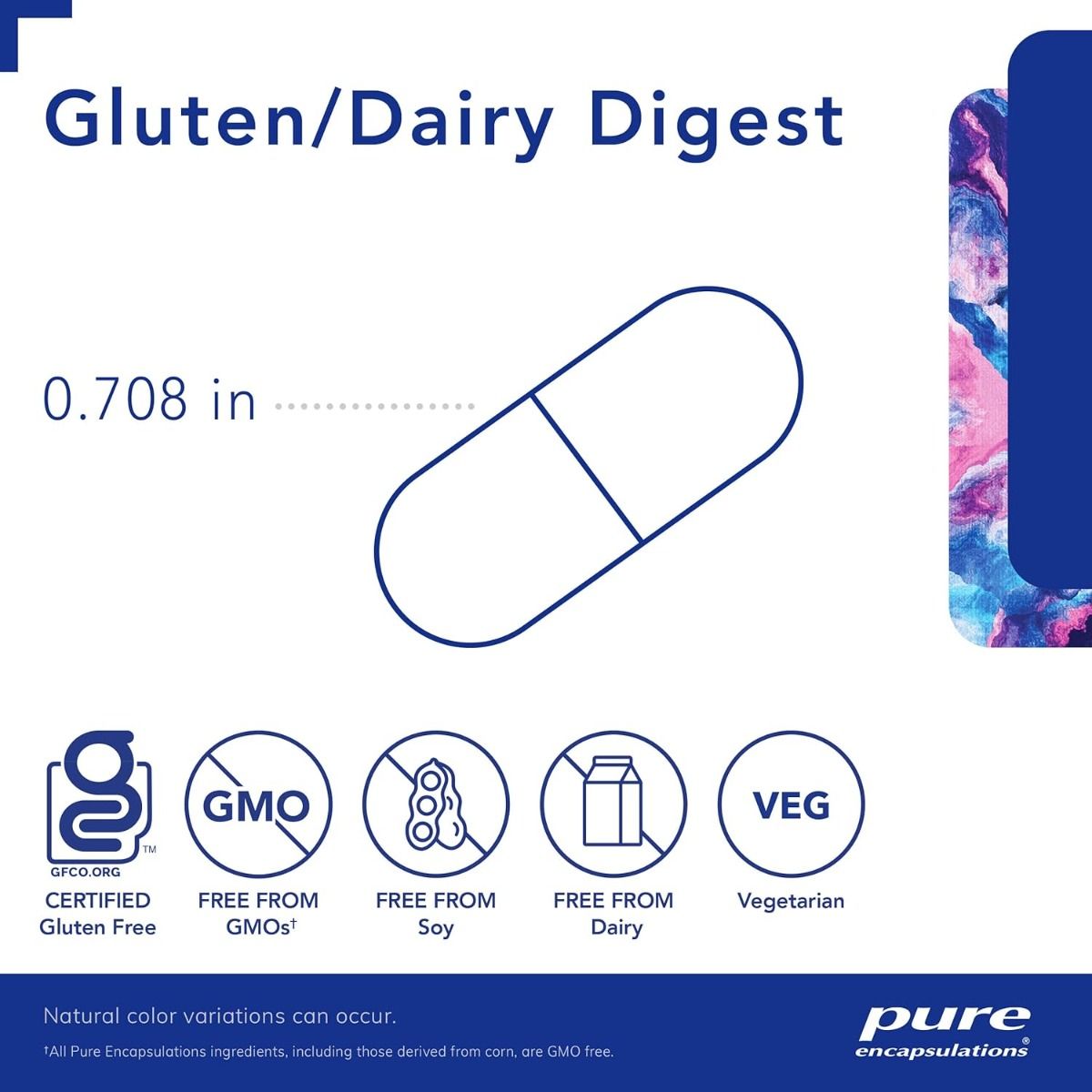 Gluten/Dairy Digest 60 Veggie Caps