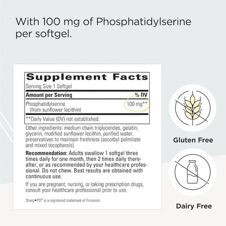 Phosphatidylserine Soy-Free 60 Softgels