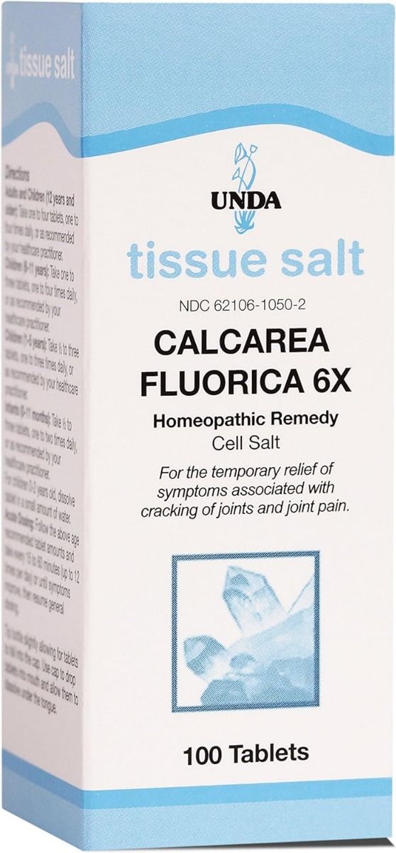 Calcarea Fluorica 6x Homeopathic Remedy (Cell Salt) 100Tablets