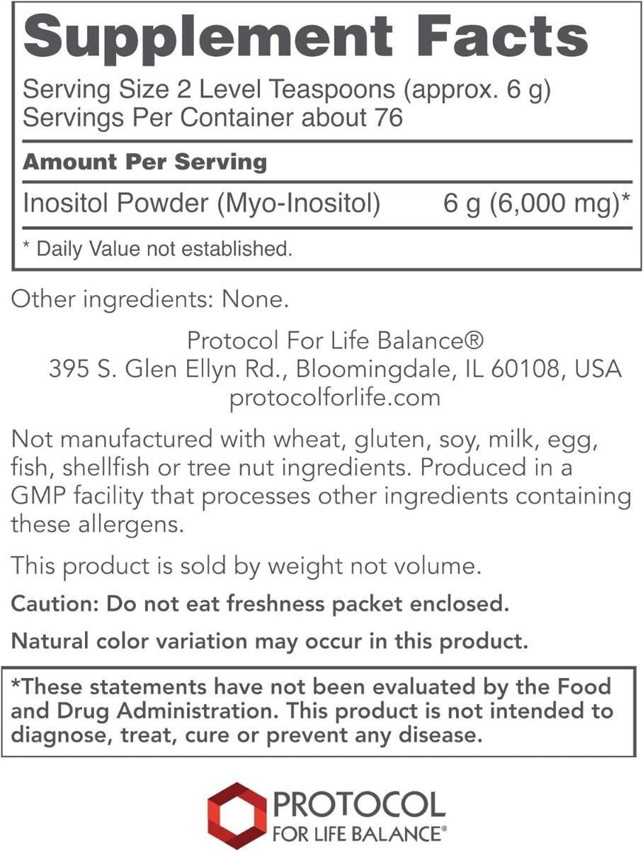 Myo-Inositol Powder 1 lb