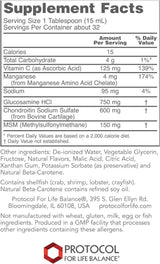 Glucosamine And Chondroitin Liq + MSM 16 Oz