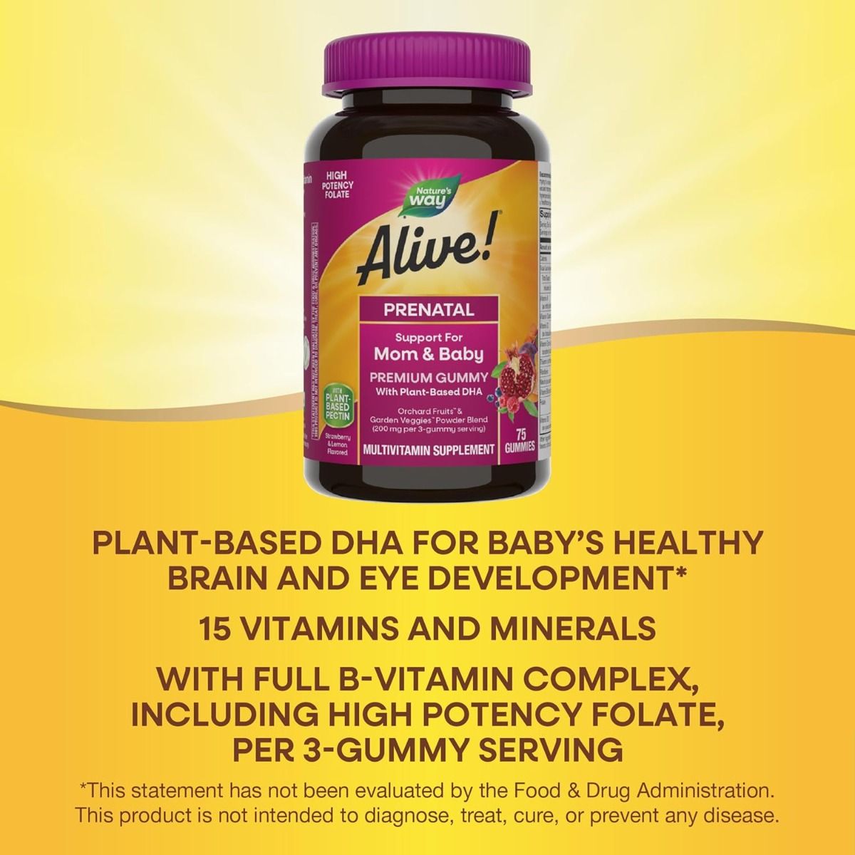 Alive! Prenatal Gummy 75 Gummie