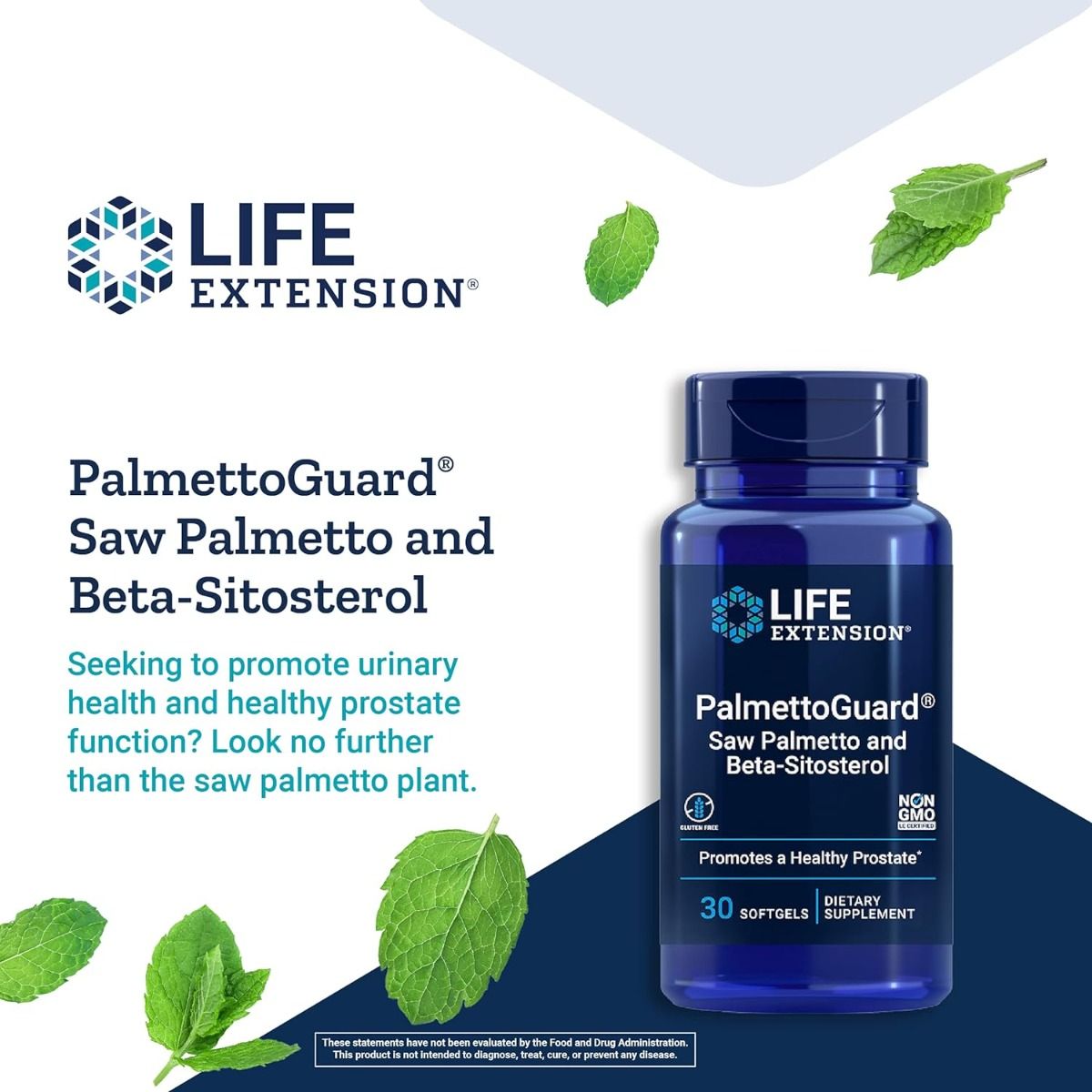 PalmettoGuard Saw Palmetto with Beta-Sitosterol 30 Softgels