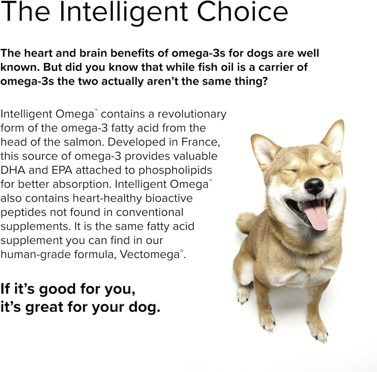 Intelligent Omega (For Dogs!) 60 Chewable Softgels