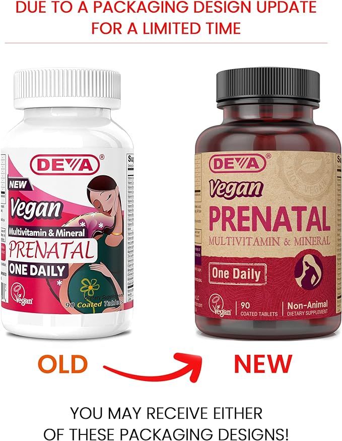 Vegan Prenatal Multivitamin & Mineral One Daily 90 Tablets