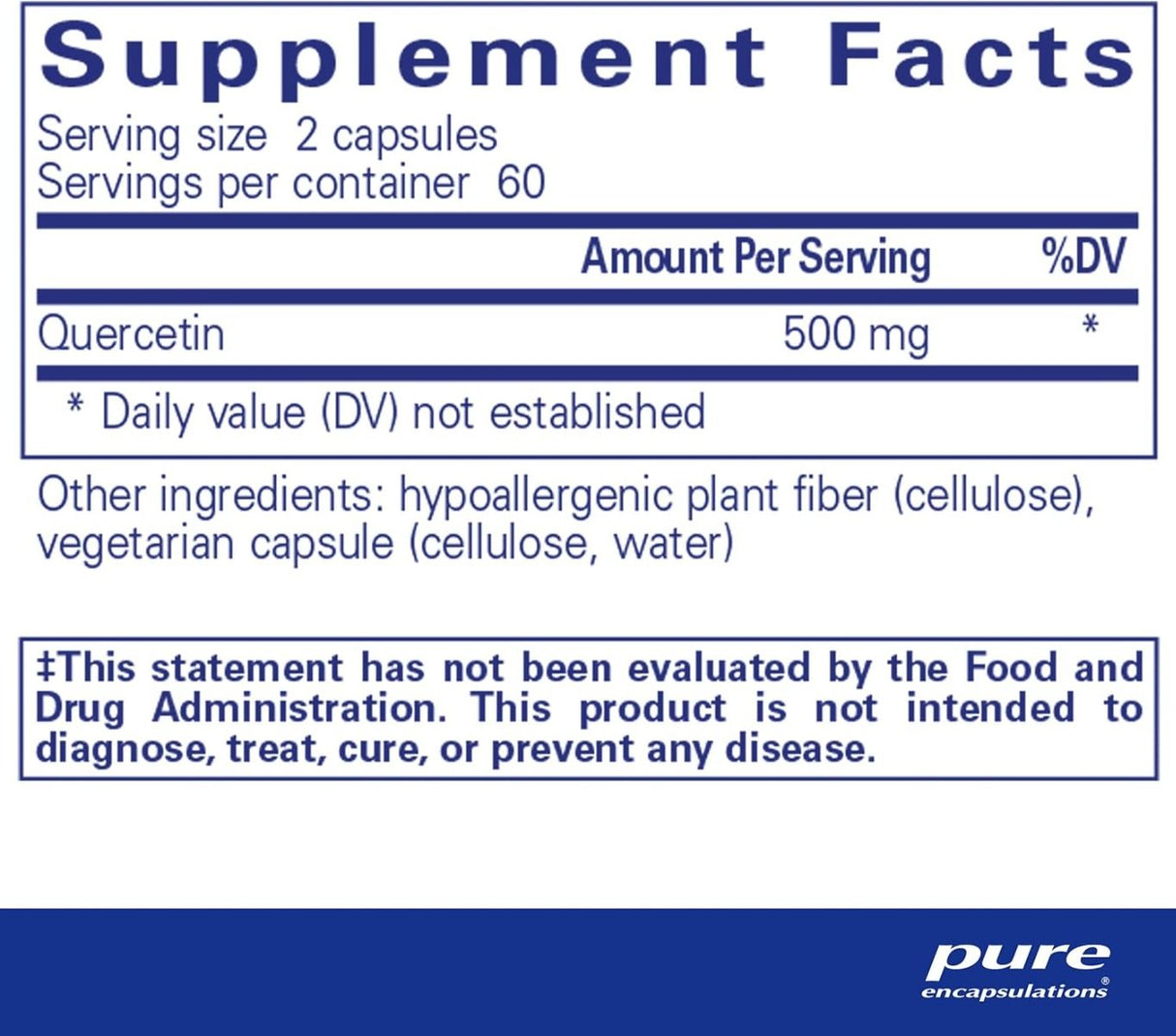 Quercetin 120 Capsules