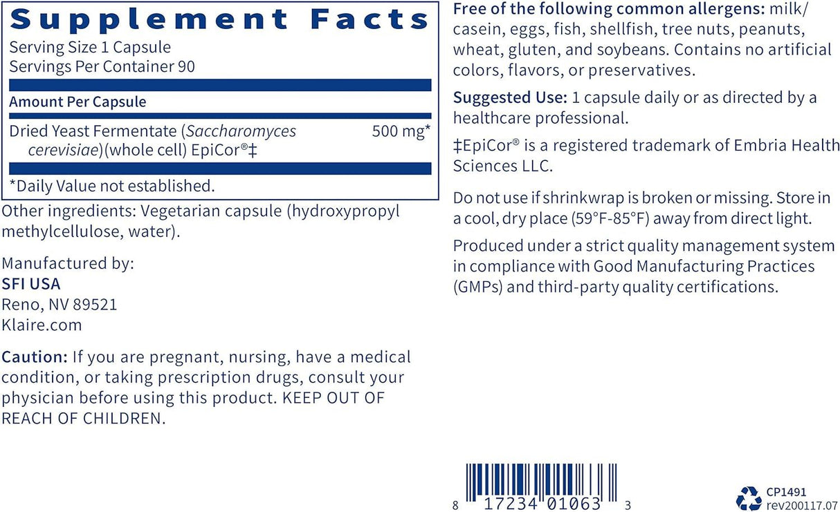 Ther-Biotic Postbiotic 500 MG 90Veggie Caps