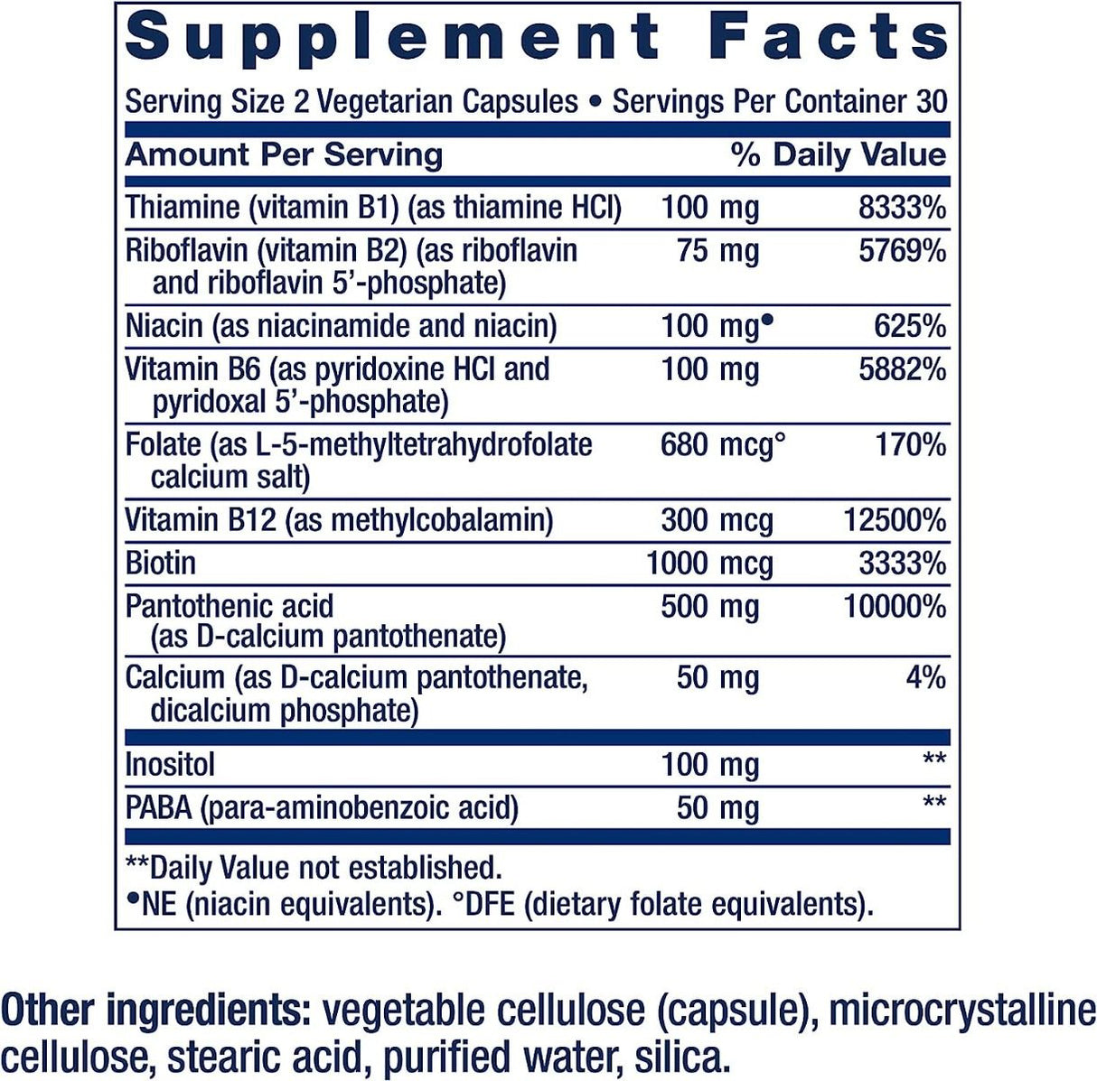 BioActive Complete B-Complex 60 Veggie Caps