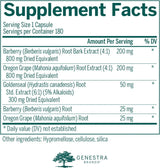 Berberis Formula Veggie Capsules