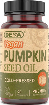 Devan Vegan Vitamins Pumpkin Seed Oil 90Vegan Capsules