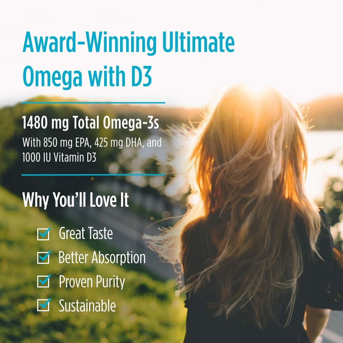 Ultimate Omega Xtra 60 Softgels Lemon