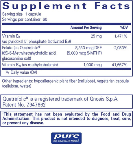 Folate 5,000 Plus 5000 MCG 60 Veggie Caps