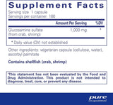 Glucosamine Sulfate 1000 MG 180 Veggie Caps