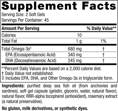 Ultimate Omega Junior 680 Mg 90 Softgels Strawberry