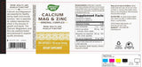 Calcium Magnesium & Zinc 100 Capsules