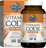 Vitamin Code RAW Iron 22 MG 30 Vegan Capsules