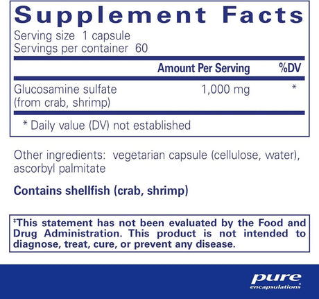 Glucosamine Sulfate 1000 MG 60 Veggie Caps