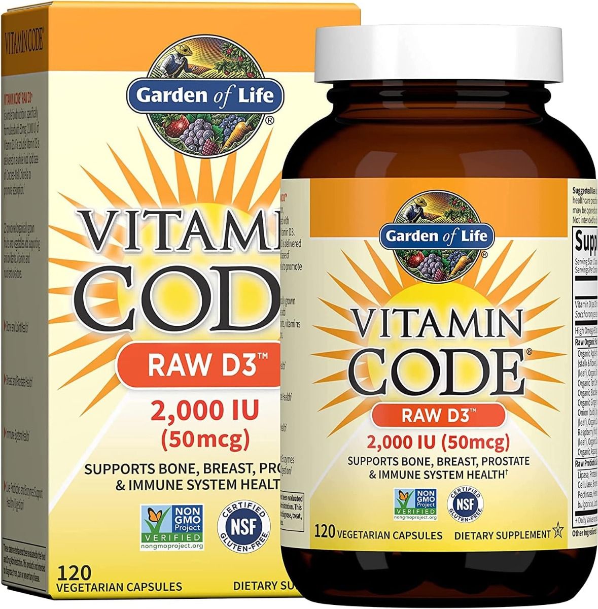 Vitamin Code RAW D3 2000 IU Capsules