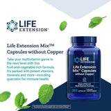 Life Extension Mix (Without Copper) 360 Capsules