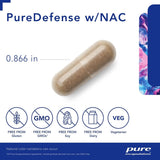 PureDefense W/ Nac Travel Pack 20 Veggie Caps