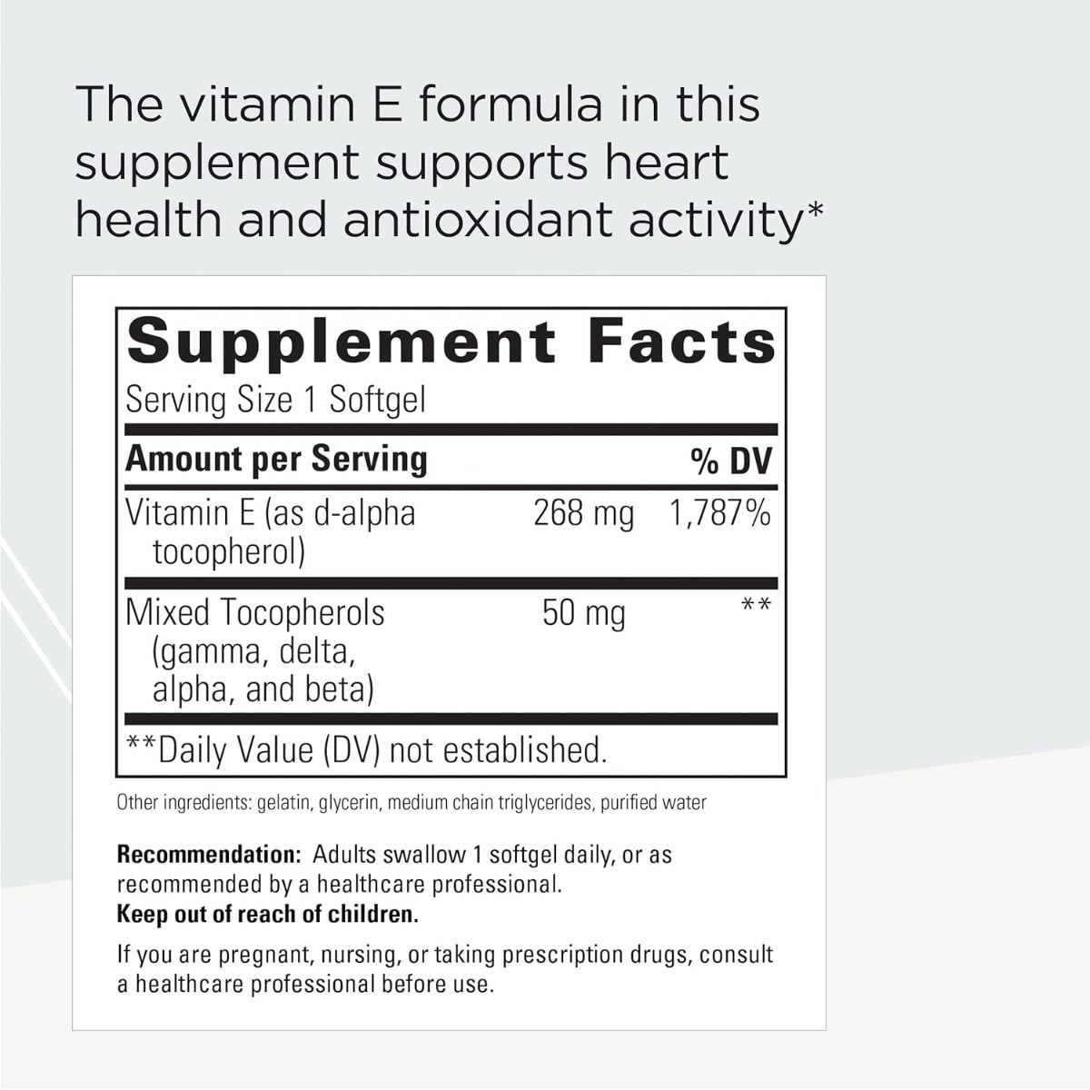 Vitamin E 400 IU 60 Softgels