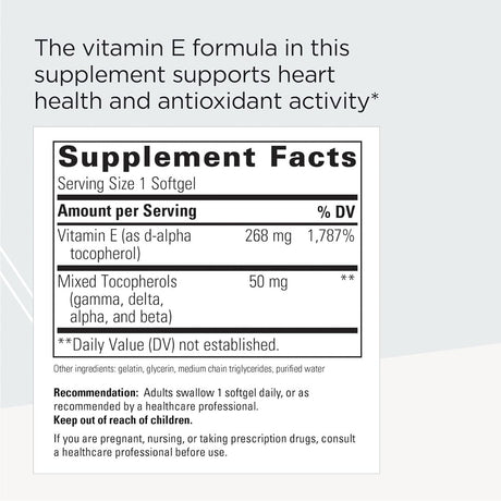 Vitamin E 400 IU 60 Softgels