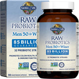 RAW Probiotics Men 50 & Wiser 90 Veggie Caps