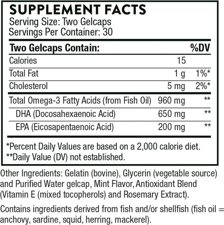 Advanced Dha 60 Gelcaps