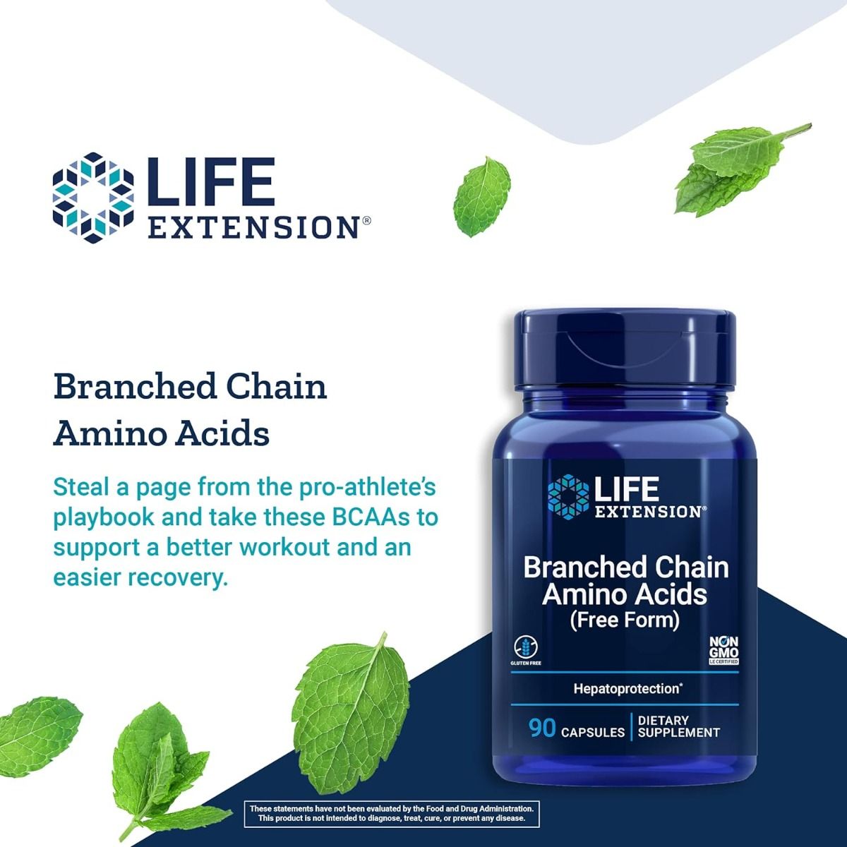 Branched Chain Amino Acids 600 MG 90 Capsules