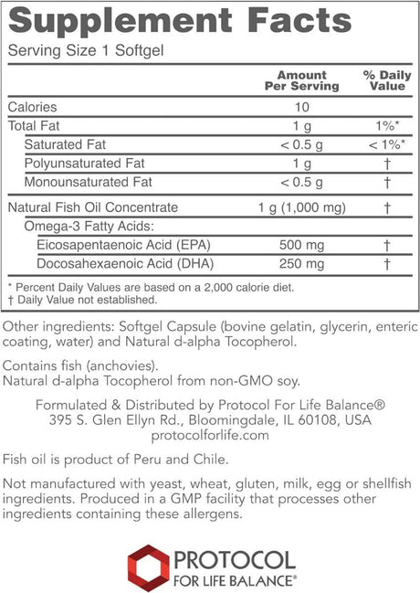 Ultra Omega-3 500EPA/250DHA 180sg