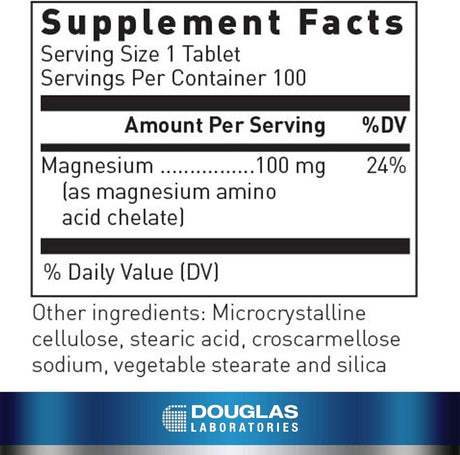 Chelated Magnesium 100 Tablets