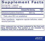 NAC 900 MG 240 Veggie Caps