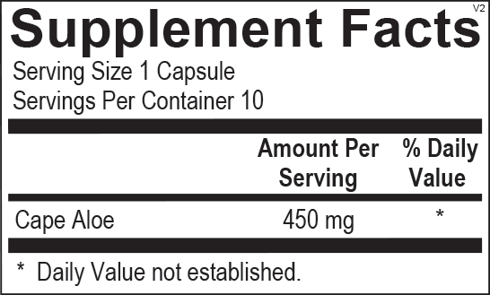 Super Aloe 450 (10 Blister Packs) 10 Capsules Each