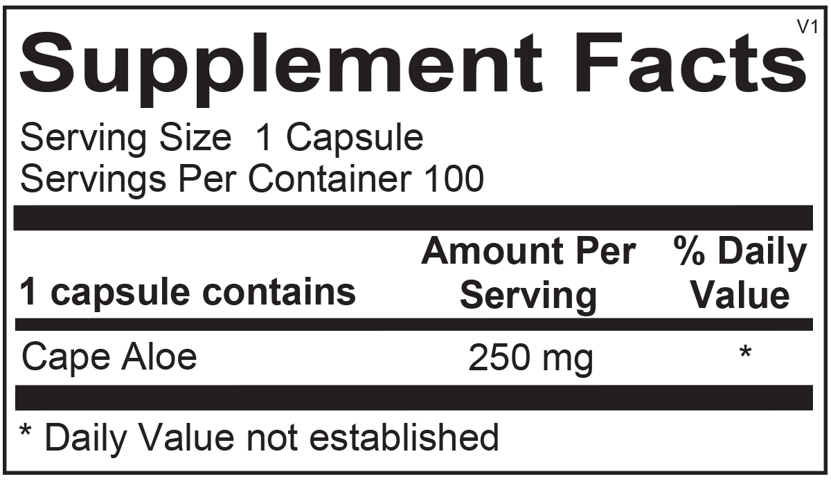 Super Aloe 250 250 MG 100 Capsules