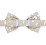 Flax Lines Dog Bow Tie