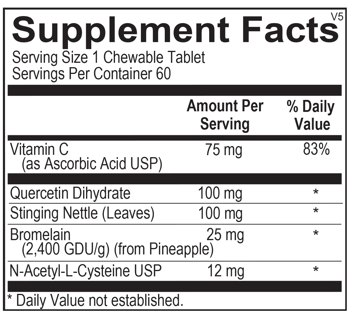 D-Hist Jr. 60 Chewable Tablets