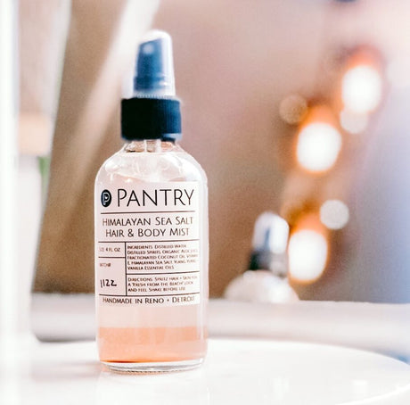 Pantry Products Himalayan Sea Salt Hair + Body Mist | Beach Waves Hair Spray