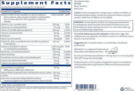 LDA Multi-Vitamin 90 Veggie Caps